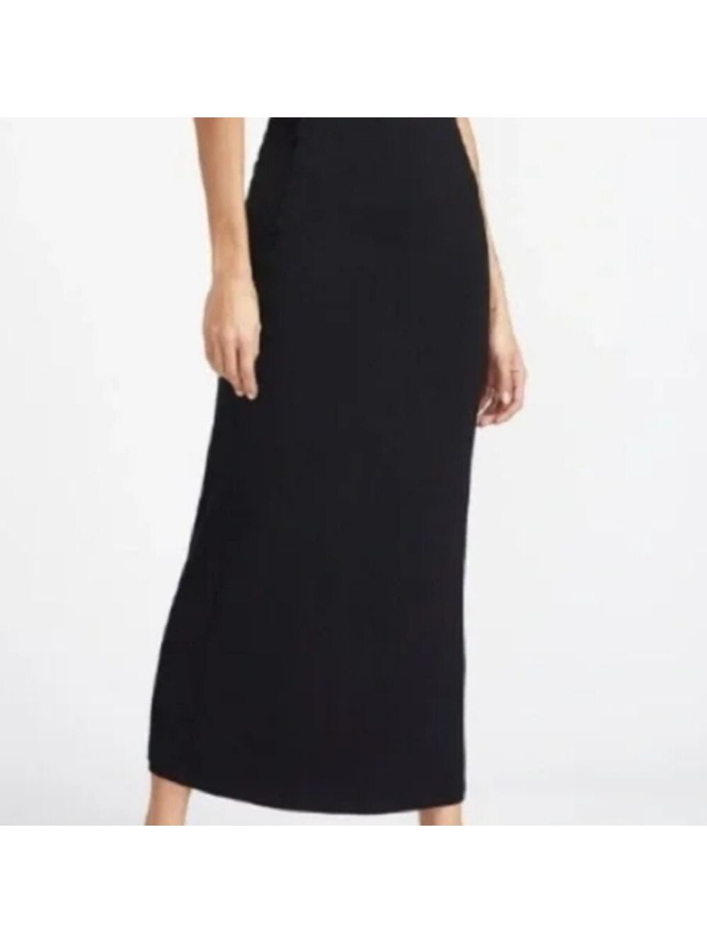 Ingenuity Careerwear Evening Elegant Black Straight Maxi Skirt. Size 14